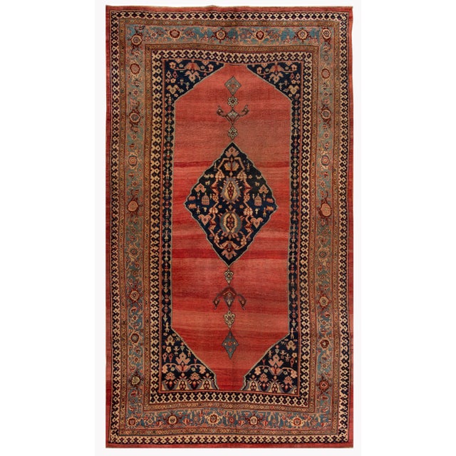 Early 20th Century Antique Bidjar Wool Rug For Sale - Image 13 of 13
