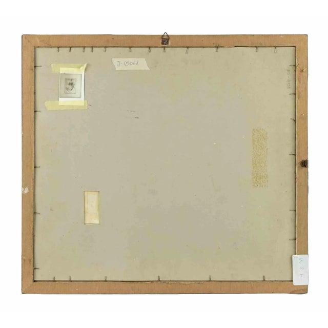 Modern Roberto Melli, June, Original Drawing by Roberto Melli, Mid 20th Century For Sale - Image 3 of 4