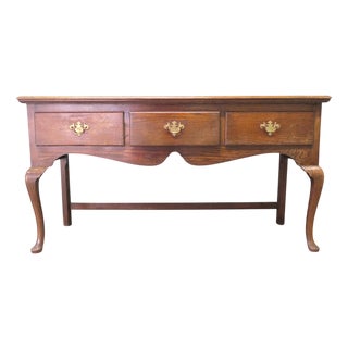 English Country Oak Cottage Dresser, 1900s For Sale