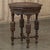 Antique Jacobean Style Octagonal End Table in Hand Waxed Oak For Sale In Dallas - Image 6 of 18