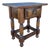 Spanish Oak Side Table with Drawer, Early 20th Century For Sale
