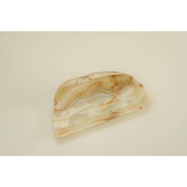 1970s Mid-Century Modern Bowl in Onyx Natural Stone, 1970s For Sale - Image 5 of 11