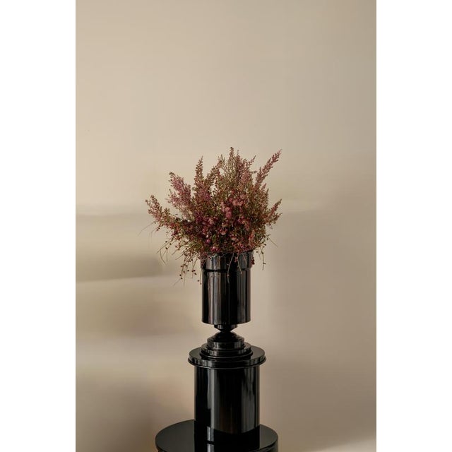 Amphora Mini Vase in Polished Aluminum by Caspal For Sale - Image 4 of 8