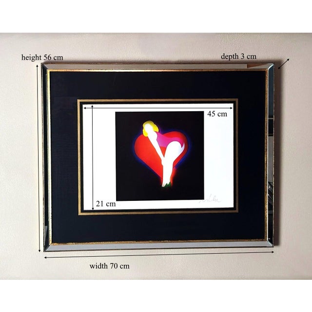 Late 20th Century Marco Lodola Silkscreen on Paper (No. 28/70) in Mirrored Frame For Sale - Image 18 of 18