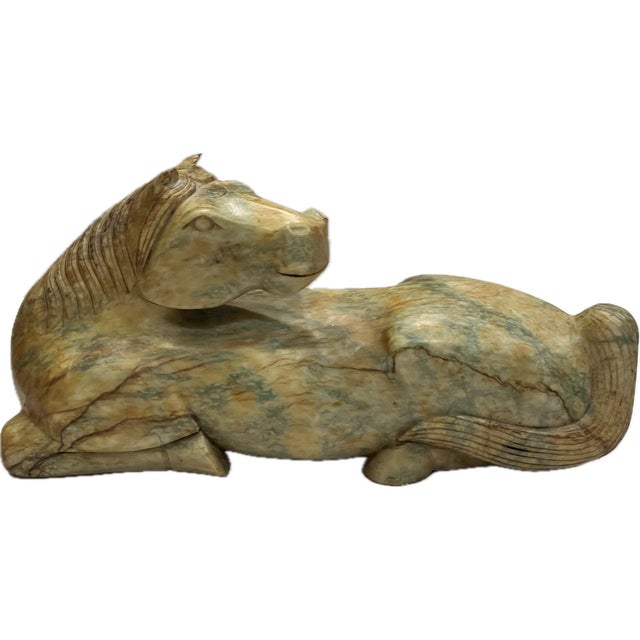 1910s 1910s Chinese Jade Horse - Republic Period For Sale - Image 5 of 6