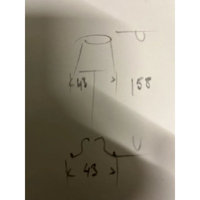 Metal Vintage Brass Floor Lamp, 1950s For Sale - Image 7 of 8