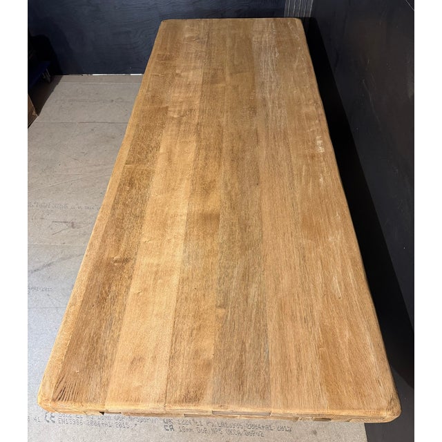 Large Extendable Farmhouse Dining Table in Oak, 1920 For Sale - Image 15 of 18