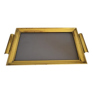 Hollywood Regency Brass Tray, 1960s For Sale