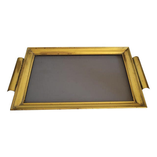 Hollywood Regency Brass Tray, 1960s For Sale