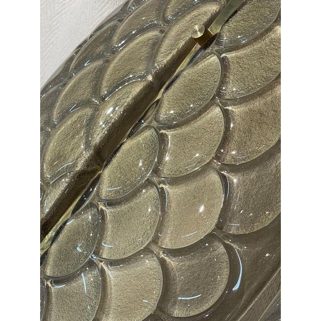 Glass Modern Murano Sconces - Pair For Sale - Image 7 of 8