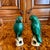 Traditional Pair of Antique Sancai Glazed Chinese Export Parrots For Sale - Image 3 of 10