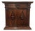 18th Century Italian Carved Walnut Two Door Cabinet For Sale
