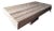 Vintage Postmodern Italian Travertine Coffee Table – Triple Tiered Edge For Sale