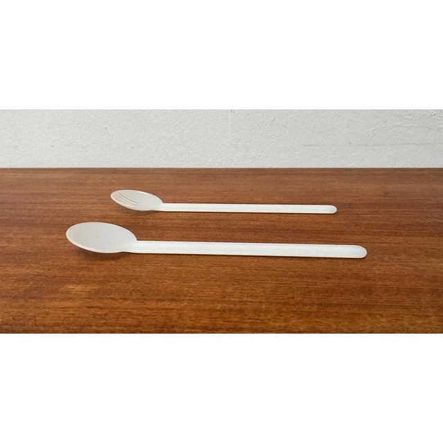Postmodern Minimalist Swiss Salad Servers, Set of 2 For Sale - Image 11 of 13