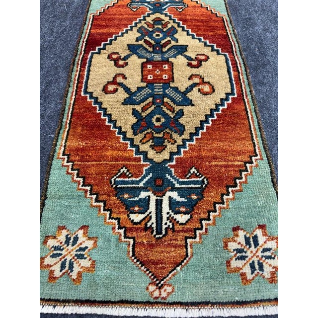 Contemporary Turkish Yastik Rug 1'3" x 2'10" For Sale - Image 3 of 5