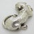 Metal Vintage Italian Handmade Genuine Silver Panther Figurine Animal Rare Miniature For Sale - Image 7 of 10