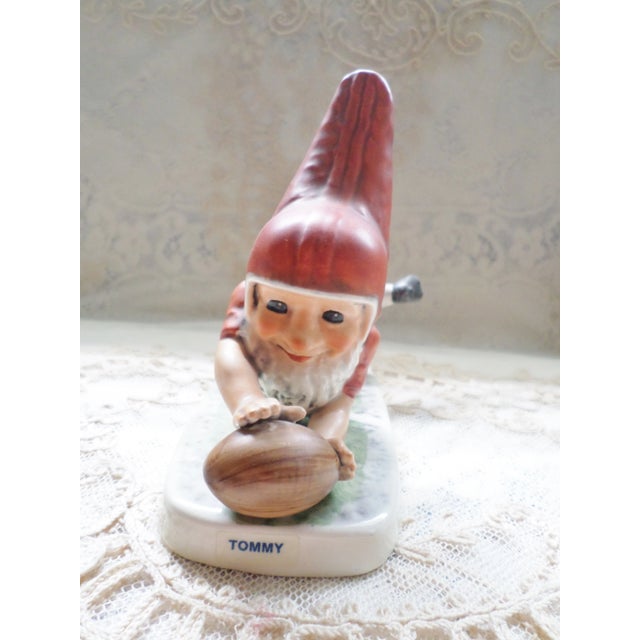 American Vintage West German Goebel Co "Tommy" Boy Football Figurine For Sale - Image 3 of 6