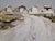 White 1964 Mid-Century Modern 'Beyond the White Road' Swedish Abstract Landscape Oil Painting, Framed For Sale - Image 8 of 11