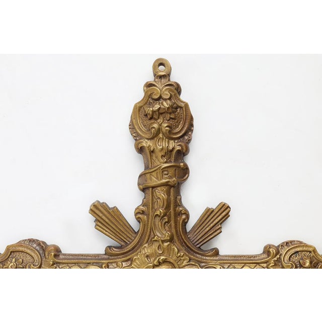 Copper Crucifix, Belgium, 1900s For Sale - Image 6 of 12