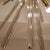 Trihedral Smoke Ceiling Lamp, 1950s For Sale - Image 4 of 5