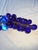 1940s Cobalt Blue Murano Glass Drop Grape Cluster For Sale - Image 5 of 7