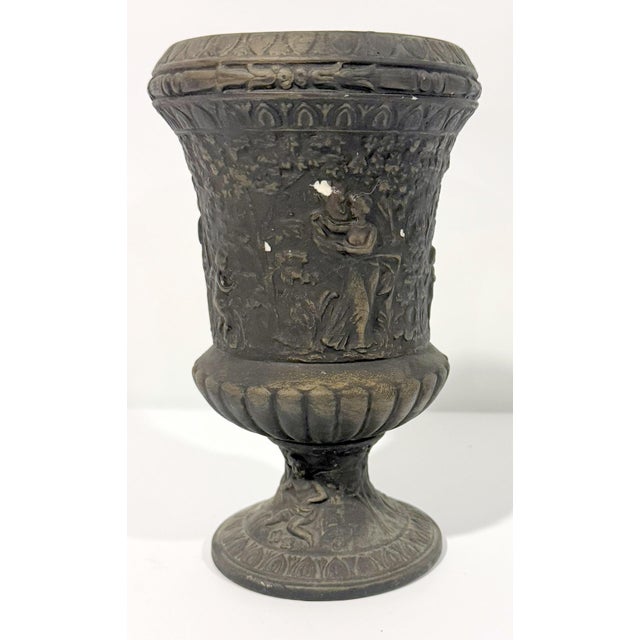 Early 20th Century Early 20th Century Metal Urn For Sale - Image 5 of 7