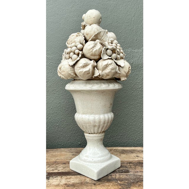 Vintage Italian Glazed Ceramic Topiary For Sale In West Palm - Image 6 of 12