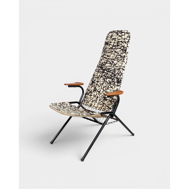 Folding Lounge Chair by Olof Olle Pira, Sweden, 1960s For Sale - Image 9 of 9