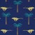 Schumacher X Cristina Buckley A Wild Desert Dream Wallpaper in Midnight - 9 Yards For Sale