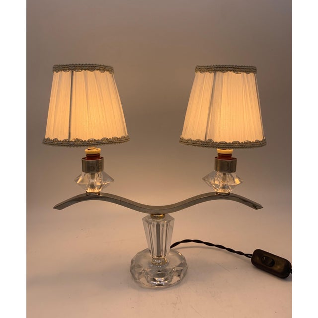 1930s Murano Glass Table Lamps, 1930s, Set of 2 For Sale - Image 5 of 6