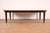 French Henredon French Regency Louis XVI Banded Walnut Extension Dining Table | Newly Refinished For Sale - Image 3 of 18