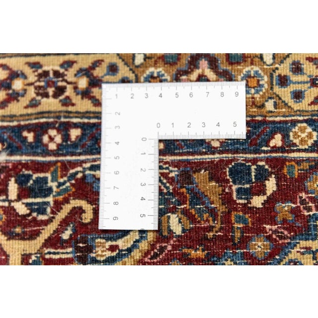 Middle Eastern Hand-Knotted Moud Rug For Sale - Image 11 of 12