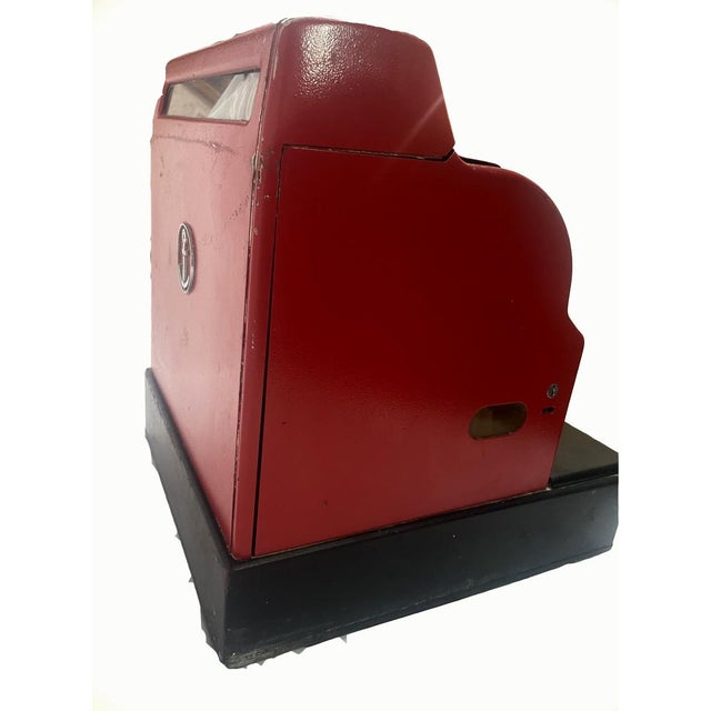 Black Vintage Red Cash Register from Anker, Germany, 1950s For Sale - Image 8 of 12