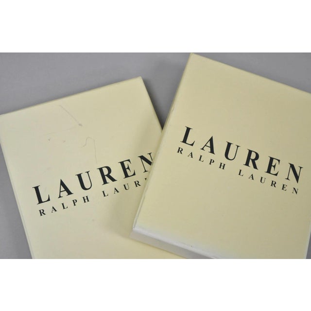 Late 20th Century Lauren Ralph Lauren Harlow Burl Wood & Silver Plated 4x6 Photo Picture Frame Nib For Sale - Image 10 of 17