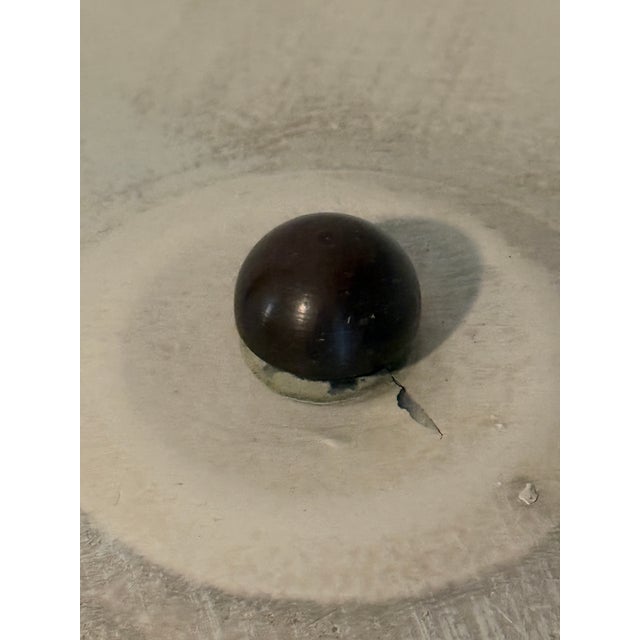 1980s Max Blumberg Sculptural Urn Table Lamp in Travertine Finish | Postmodern Memphis Era For Sale In Jacksonville, FL - Image 6 of 9