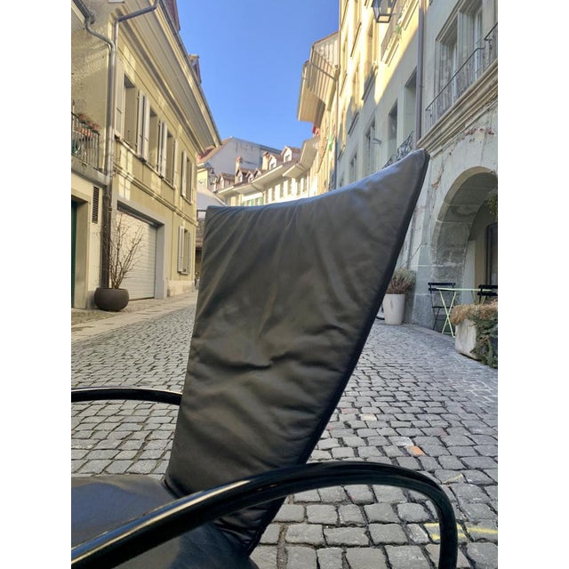 Set of Postmodern Rocking Chairs by Stefan Heiliger for Strässle For Sale - Image 13 of 15