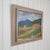 An original swedish mid century oil painting from 1959 by h. Westman. A colorful scandinavian modernist landscape with...