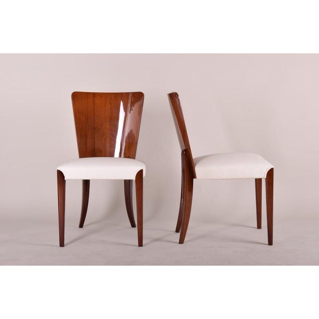 Art Deco Chairs attributed to J. Halabala for Up Závody, Czech, 1940s, Set of 6 For Sale - Image 3 of 8