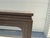 Traditional Mid-Century Karl Springer Style Lacquered Brown Grasscloth Ming Style Console Table For Sale - Image 3 of 5