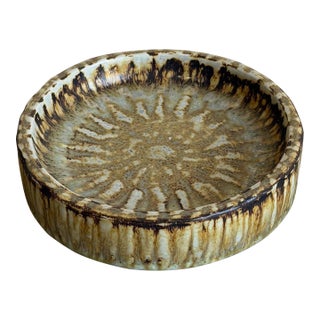 Vintage Mid-Century Modern Gefle Sweden Ceramic Small Plate 1960s For Sale