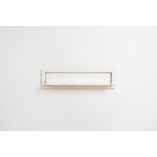 Contemporary 100x27-1 Fläpps Shoe Rack in White from Ambivalenz For Sale - Image 3 of 4