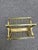 Hollywood Regency 1970s Elegant Hollywood Regency Brass Magazine Rack For Sale - Image 3 of 8
