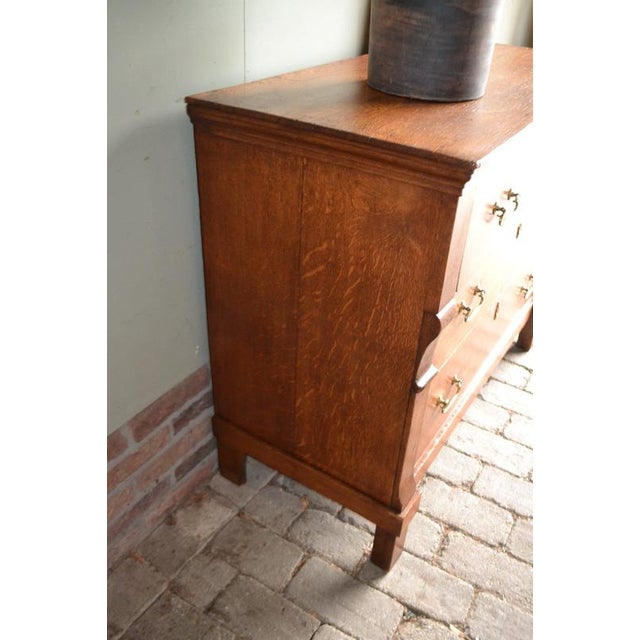 Antique Oak Chest of Drawers For Sale - Image 6 of 10