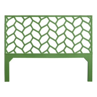 Silas Headboard King - Bright Green For Sale
