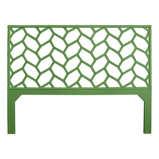 Silas Headboard King - Bright Green For Sale