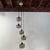 Metal 1970s Adjustable European Brass and Glass Chandelier For Sale - Image 7 of 8