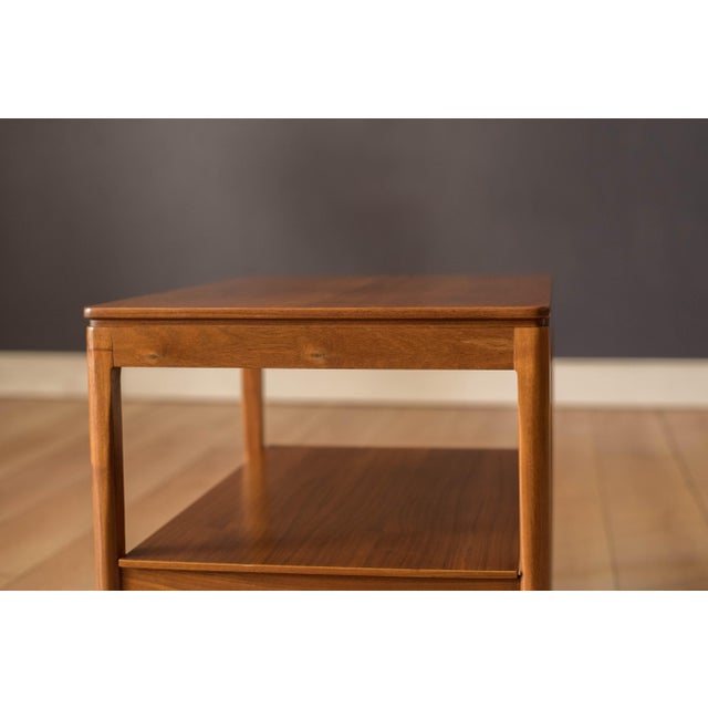 Brown Kipp Stewart & Stewart MacDougall “Declaration” Walnut End Table for Drexel For Sale - Image 8 of 13