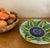 Antique majolica cauliflower pattern bowl made in England by Wedgwood in the late 19th century.