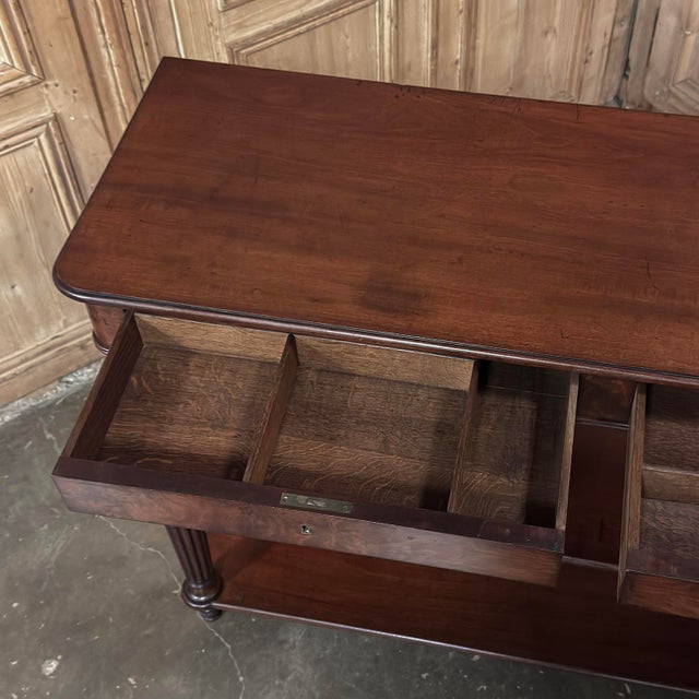 19th Century English Regency Mahogany Etagere Server ~ Console For Sale - Image 17 of 18