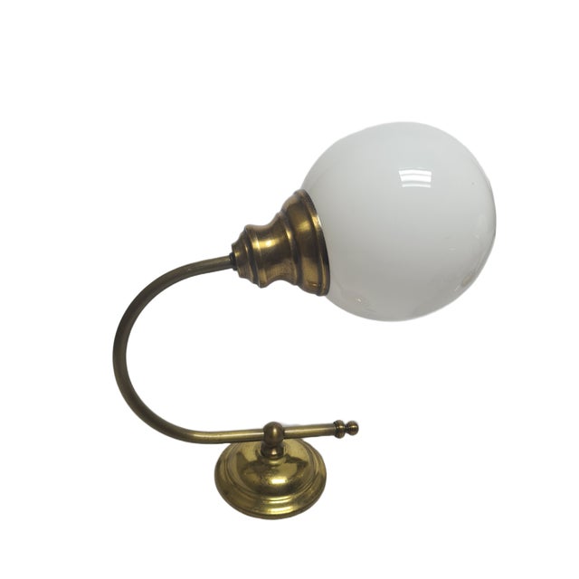 Art Deco Metal Wall Lamp, Poland, 1950s For Sale - Image 3 of 8